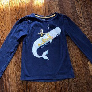 Girls Whale Long Sleeve T-Shirt